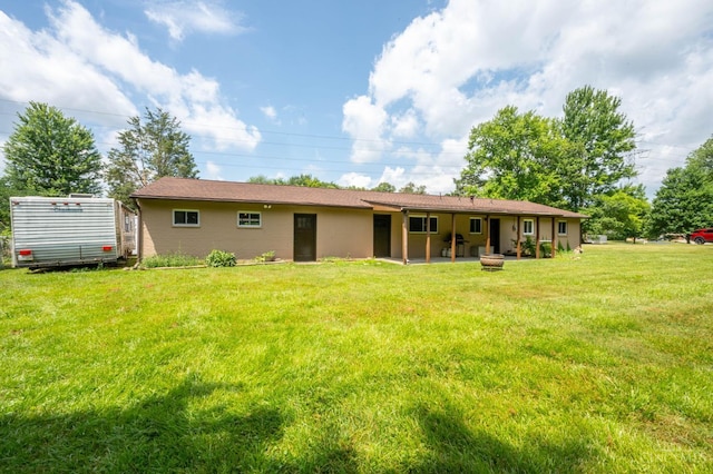 3918 Michael Dr, Union Twp, OH 45255 - rear view of house with a yard and a patio area