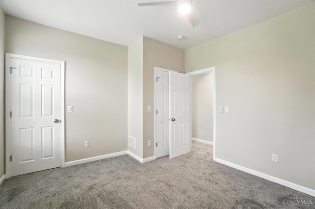 1582 Dixmont Ave, Cincinnati, OH 45207 - unfurnished bedroom featuring carpet floors and ceiling fan