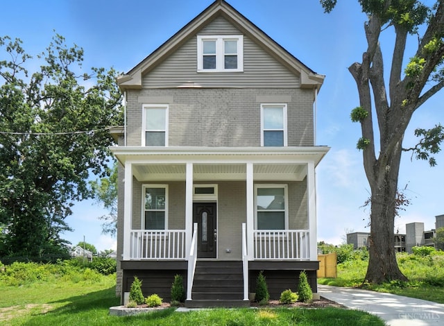 1582 Dixmont Ave, Cincinnati, OH 45207 - traditional style home featuring brick siding and a porch
