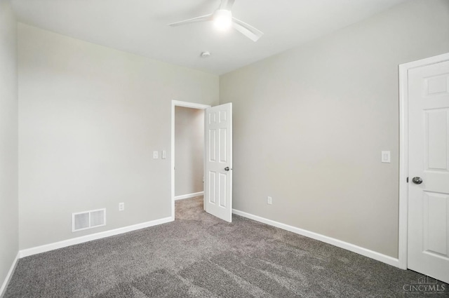 1582 Dixmont Ave, Cincinnati, OH 45207 - carpeted spare room featuring ceiling fan and baseboards