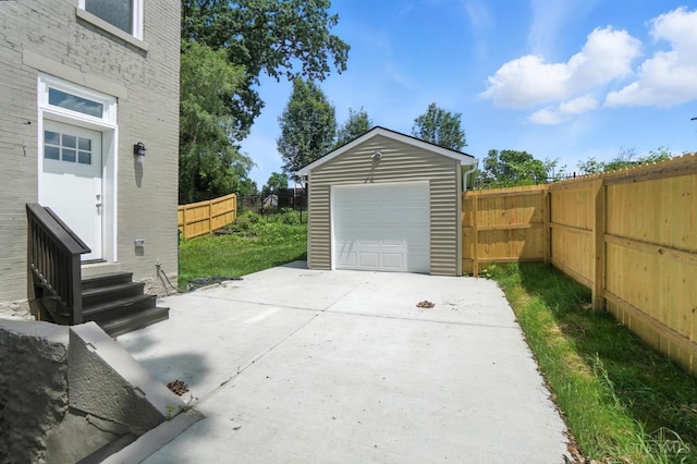 1582 Dixmont Ave, Cincinnati, OH 45207 - detached garage featuring driveway