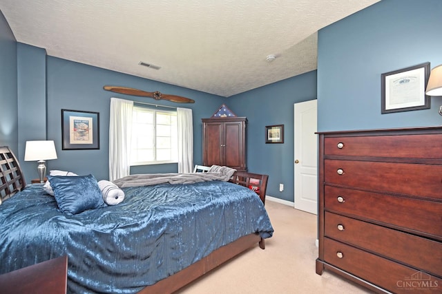4154 Fieldsedge Dr, Mason, OH 45040 - bedroom featuring light colored carpet and a textured ceiling