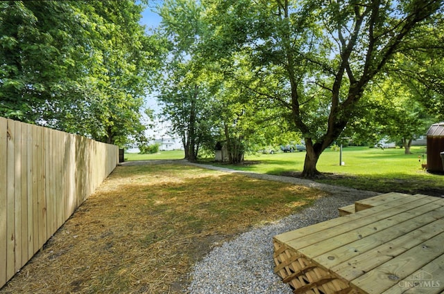 152 N College St, Sabina, OH 45169 - view of yard with a storage unit