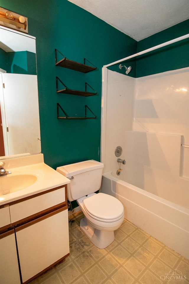 881 Trails End Dr, Liberty Twp, OH 45050 - bathroom with vanity, shower / tub combination, and tile patterned floors
