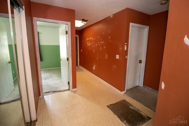 881 Trails End Dr, Liberty Twp, OH 45050 - hallway with light floors and baseboards