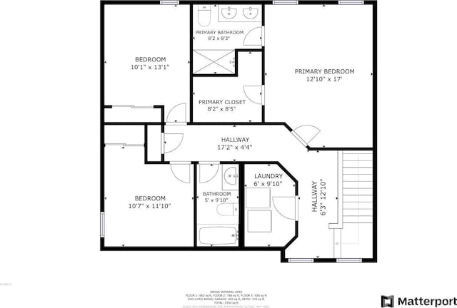 2821 Pine Leaf Ct, Hamilton, OH 45013 - view of floor plan / room layout