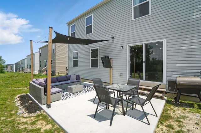 2821 Pine Leaf Ct, Hamilton, OH 45013 - view of patio / terrace with outdoor lounge area