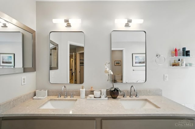 7070 Ravens Run, Anderson Twp, OH 45244 - full bathroom featuring double vanity