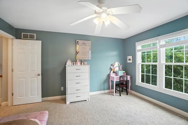 7070 Ravens Run, Anderson Twp, OH 45244 - carpeted bedroom featuring baseboards and a ceiling fan