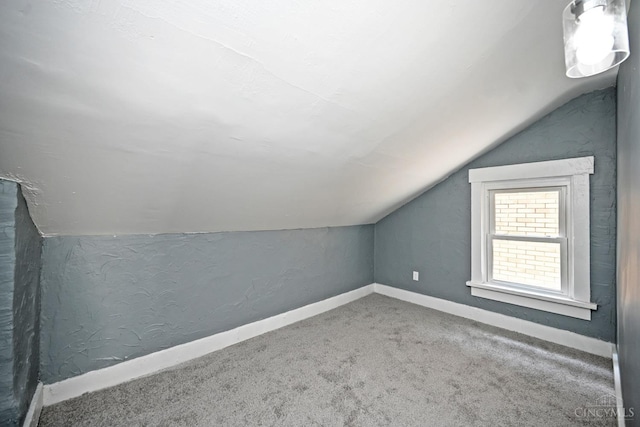 26 Boltin St, Dayton, OH 45403 - additional living space featuring lofted ceiling and carpet floors