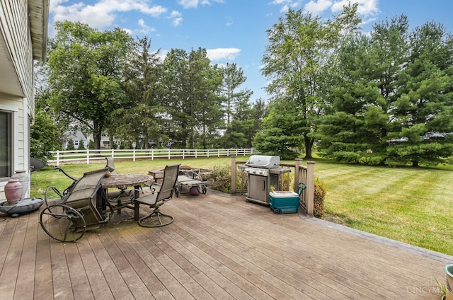 9787 Snider Rd, Mason, OH 45040 - deck featuring area for grilling and view of wooded area