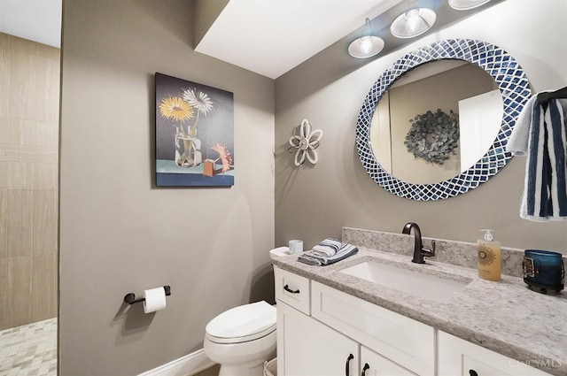 7574 Copper Creek Ln, Colerain Twp, OH 45247 - bathroom with vanity and tiled shower