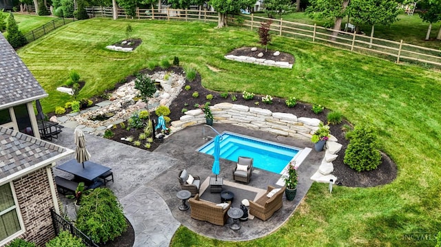7574 Copper Creek Ln, Colerain Twp, OH 45247 - aerial view of a pool