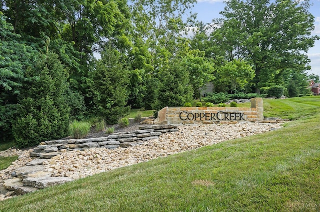 7574 Copper Creek Ln, Colerain Twp, OH 45247 - community / neighborhood sign featuring a lawn