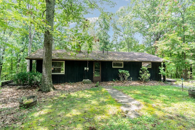 2765 Tater Ridge Rd, West Union, OH 45693 - single story home with a front yard and board and batten siding