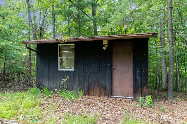 2765 Tater Ridge Rd, West Union, OH 45693 - view of shed featuring a view of trees