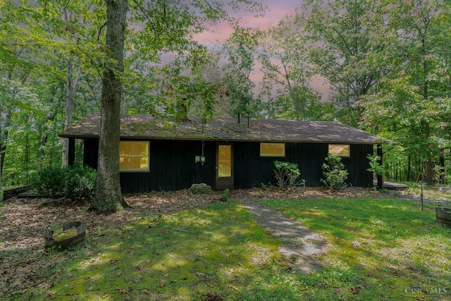 2765 Tater Ridge Rd, West Union, OH 45693 - ranch-style home featuring a front yard and board and batten siding