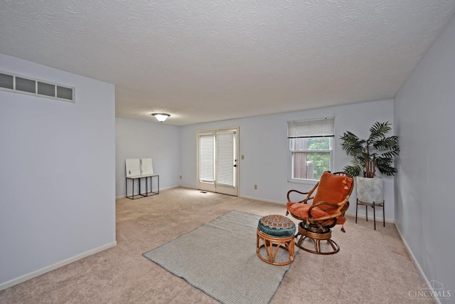 3016 Stratford Ct Unit 115, Cincinnati, OH 45140 - living area with carpet flooring and a textured ceiling