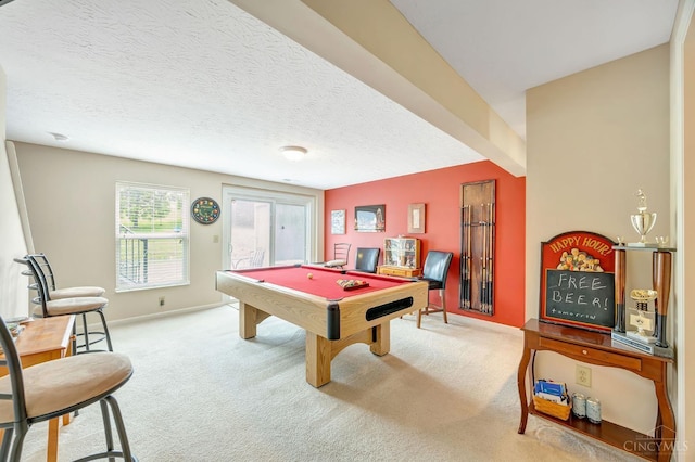 3435 Kleeman Lake Ct, Cincinnati, OH 45211 - recreation room with carpet floors and billiards