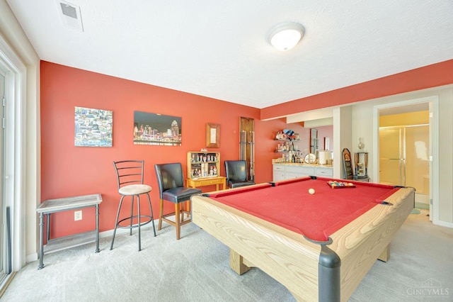 3435 Kleeman Lake Ct, Cincinnati, OH 45211 - game room featuring light carpet and billiards table