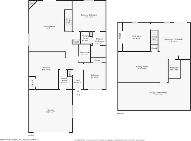 3435 Kleeman Lake Ct, Cincinnati, OH 45211 - view of room layout
