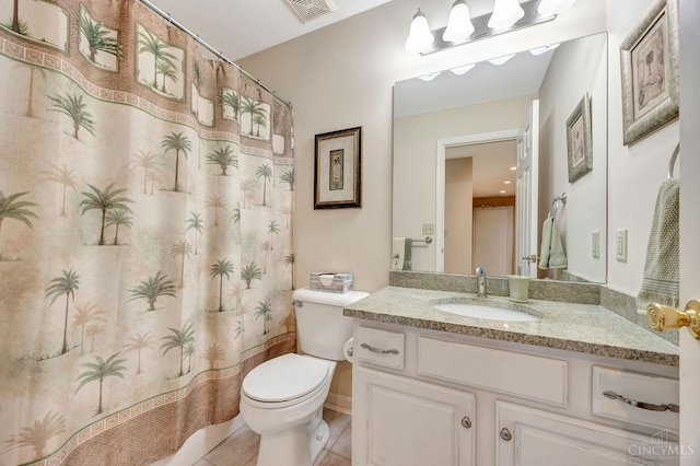 3435 Kleeman Lake Ct, Cincinnati, OH 45211 - full bath with vanity, tile patterned floors, and curtained shower