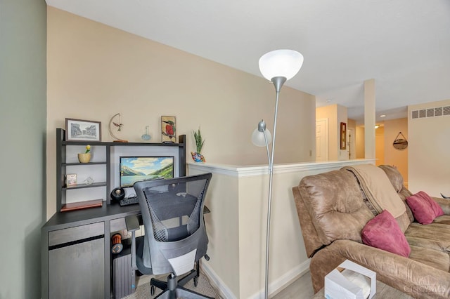 3435 Kleeman Lake Ct, Cincinnati, OH 45211 - office area featuring baseboards