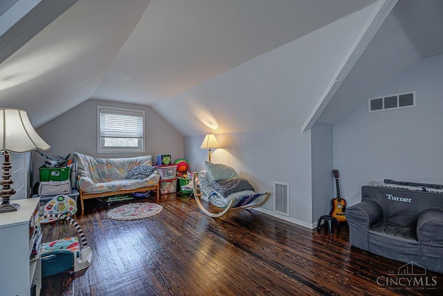4213 Alex Ave, Cheviot, OH 45211 - bedroom featuring hardwood / wood-style flooring and vaulted ceiling