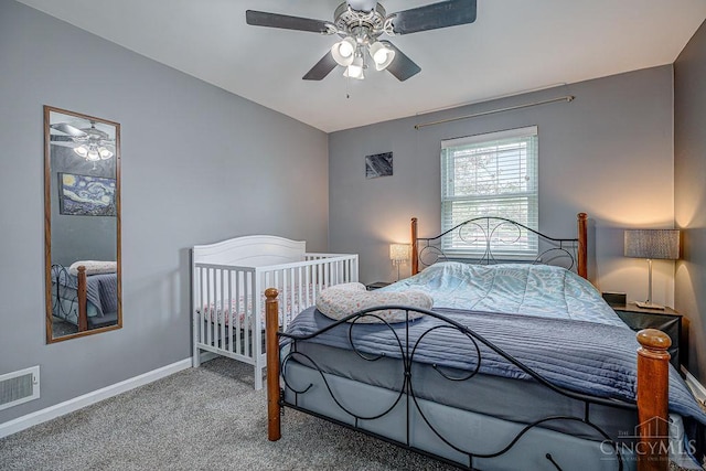 4213 Alex Ave, Cheviot, OH 45211 - bedroom with carpet and a ceiling fan