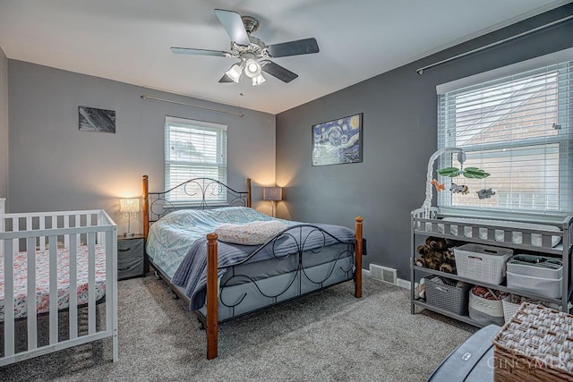 4213 Alex Ave, Cheviot, OH 45211 - carpeted bedroom featuring a ceiling fan