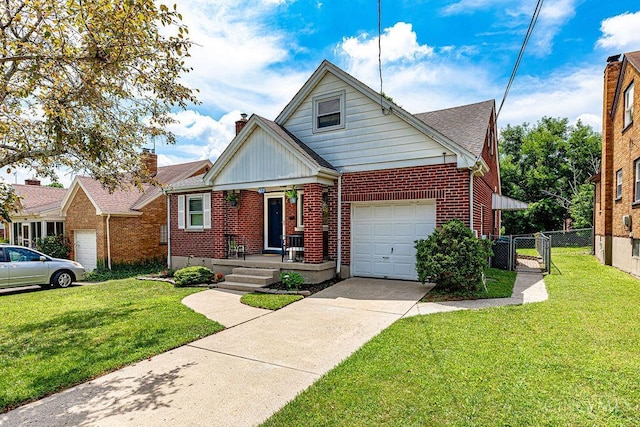 4213 Alex Ave, Cheviot, OH 45211 - view of front of home featuring brick siding, concrete driveway, and an attached garage
