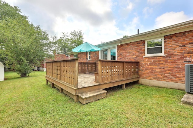 906 Shayler Rd, Union Twp, OH 45245 - wooden terrace featuring a yard