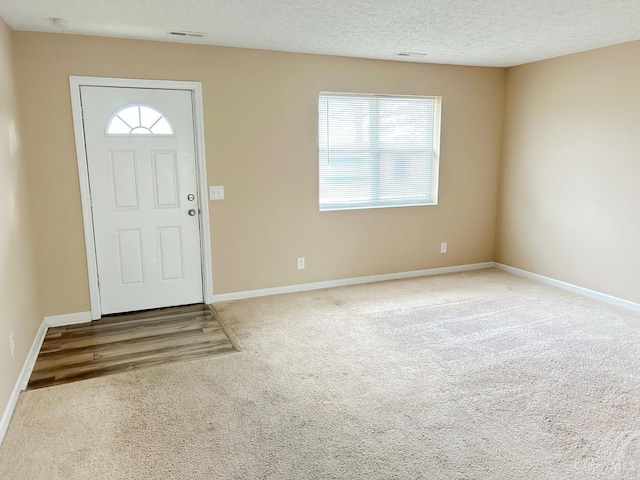 2247 Tucker Rd, Blanchester, OH 45107 - entryway with carpet floors, plenty of natural light, and a textured ceiling