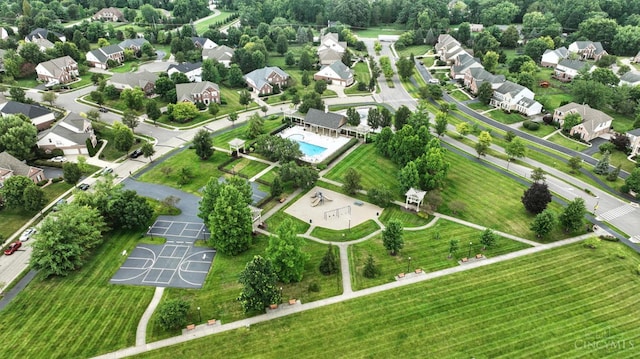 4048 Frye Park Cir, Mason, OH 45040 - aerial overview of property's location featuring a pool