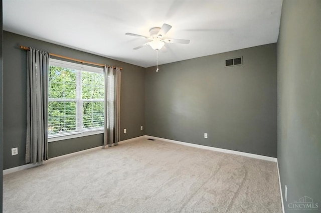 4048 Frye Park Cir, Mason, OH 45040 - carpeted spare room featuring ceiling fan and baseboards