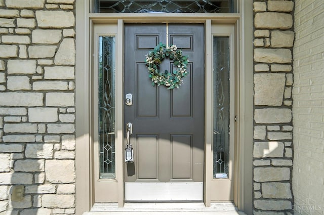 4048 Frye Park Cir, Mason, OH 45040 - entrance to property with stone siding