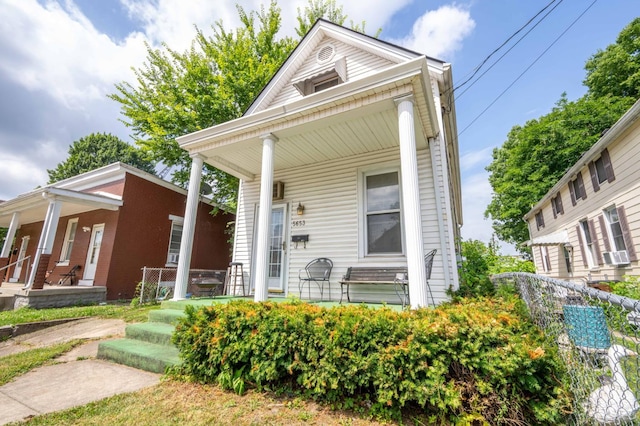 5653 Prosser Ave, Elmwood Place, OH 45216 - view of front facade featuring covered porch