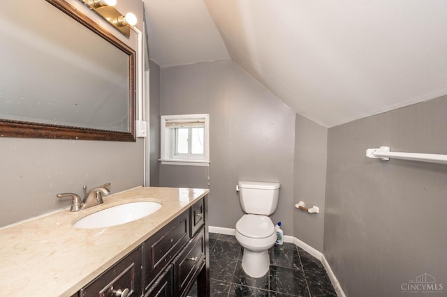 5653 Prosser Ave, Elmwood Place, OH 45216 - half bath with lofted ceiling and vanity