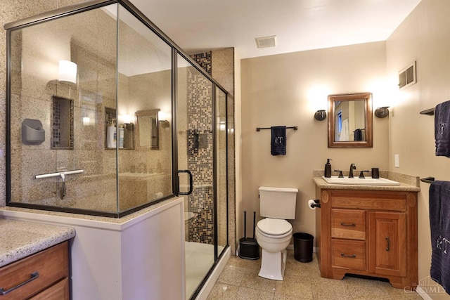 5681 Thomaridge Ct, Green Twp, OH 45248 - bathroom featuring vanity and a shower stall
