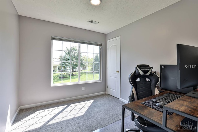 4282 Hickory Park Ln, Batavia Twp, OH 45103 - carpeted office with baseboards and a textured ceiling