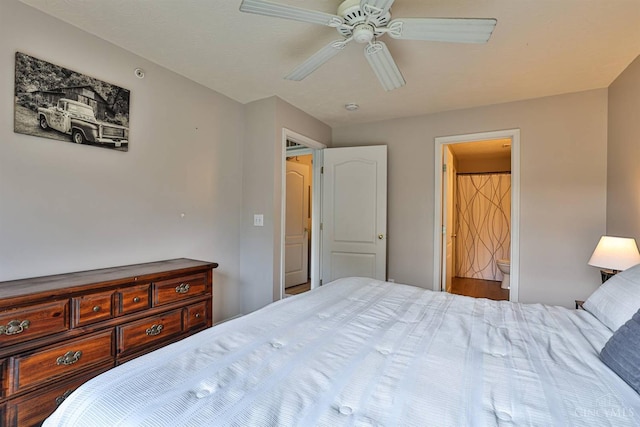 4282 Hickory Park Ln, Batavia Twp, OH 45103 - bedroom featuring ensuite bath and ceiling fan