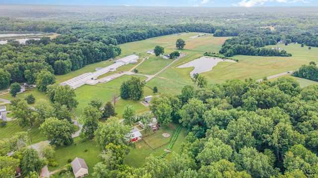 3008 State Route 133, Bethel, OH 45106 - aerial overview of property's location featuring a heavily wooded area and a large body of water