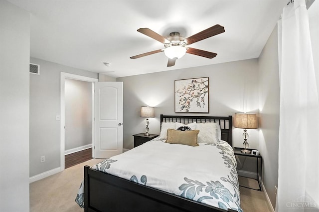 8135 Faller Rd, Hamilton Twp, OH 45039 - bedroom featuring carpet floors and a ceiling fan