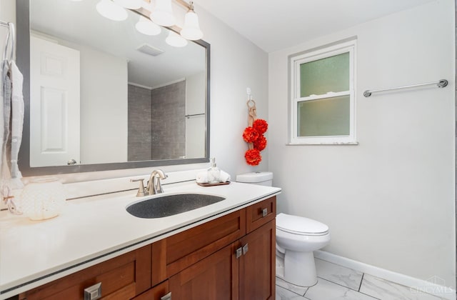 3340 Algus Ln, Green Twp, OH 45248 - full bath featuring vanity and marble look tiles