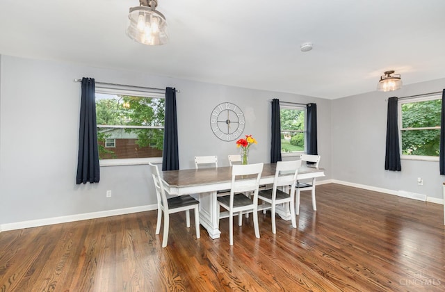 3340 Algus Ln, Green Twp, OH 45248 - dining room featuring wood finished floors and baseboards