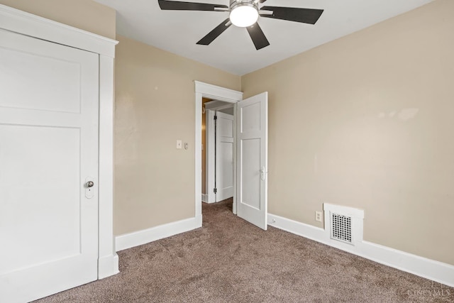 5824 Saranac Ave, Cincinnati, OH 45224 - unfurnished bedroom with carpet and ceiling fan