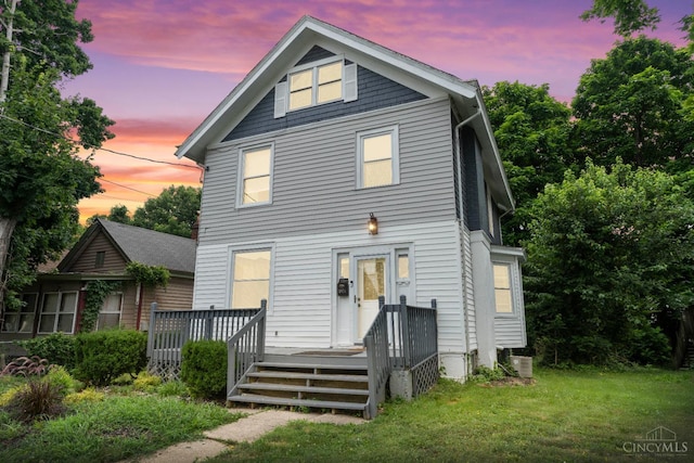 5824 Saranac Ave, Cincinnati, OH 45224 - view of front of house featuring a front lawn