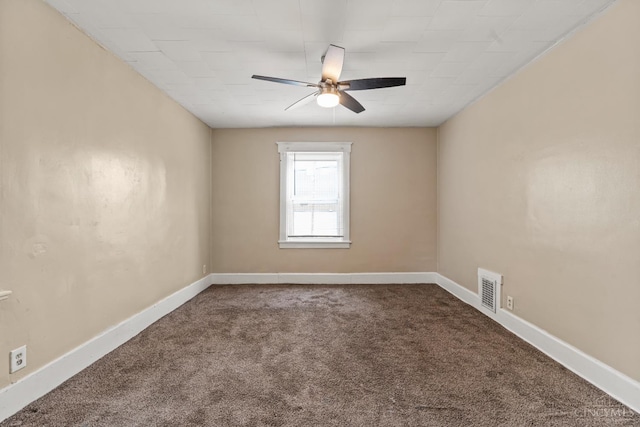 5824 Saranac Ave, Cincinnati, OH 45224 - unfurnished room featuring ceiling fan and carpet floors