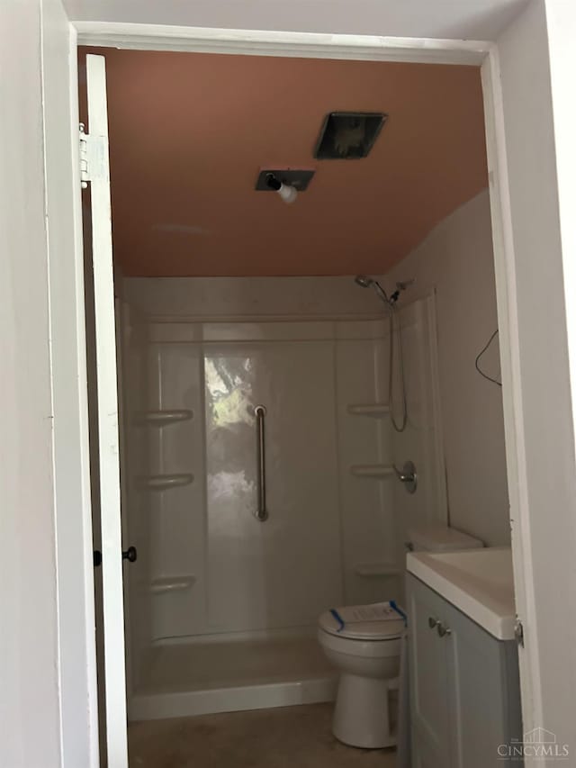 202 E 2nd St, Georgetown, OH 45121 - bathroom with vanity and a shower