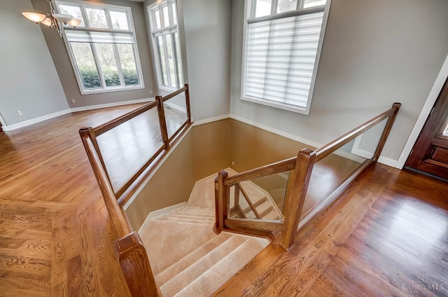 4994 Maxwell Dr, Mason, OH 45040 - stairway with wood finished floors